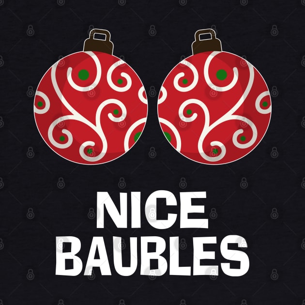 Sexy Christmas Gift Women Baubles Boobs by PomegranatePower